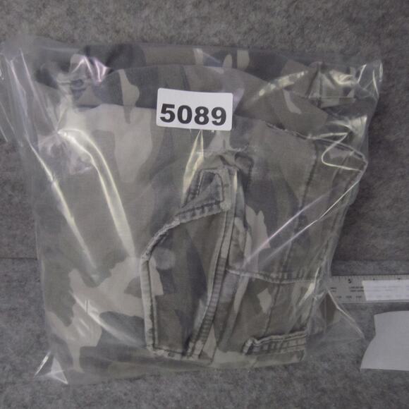 Old Navy Shorts Mens 30 Gray Camo Lived-In Straight Cargo Built-In Flex Pockets - Picture 8 of 8